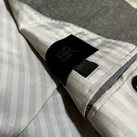 Banana Republic Monogram Double Breasted light Brown Sport Coat. Wool size 42S - Picture 2 of 4